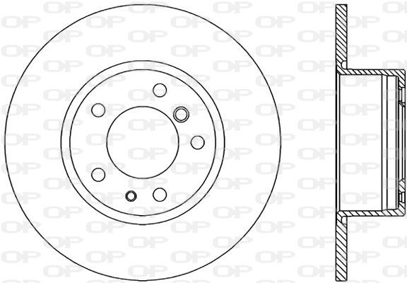 OPEN PARTS Тормозной диск BDA1085.10